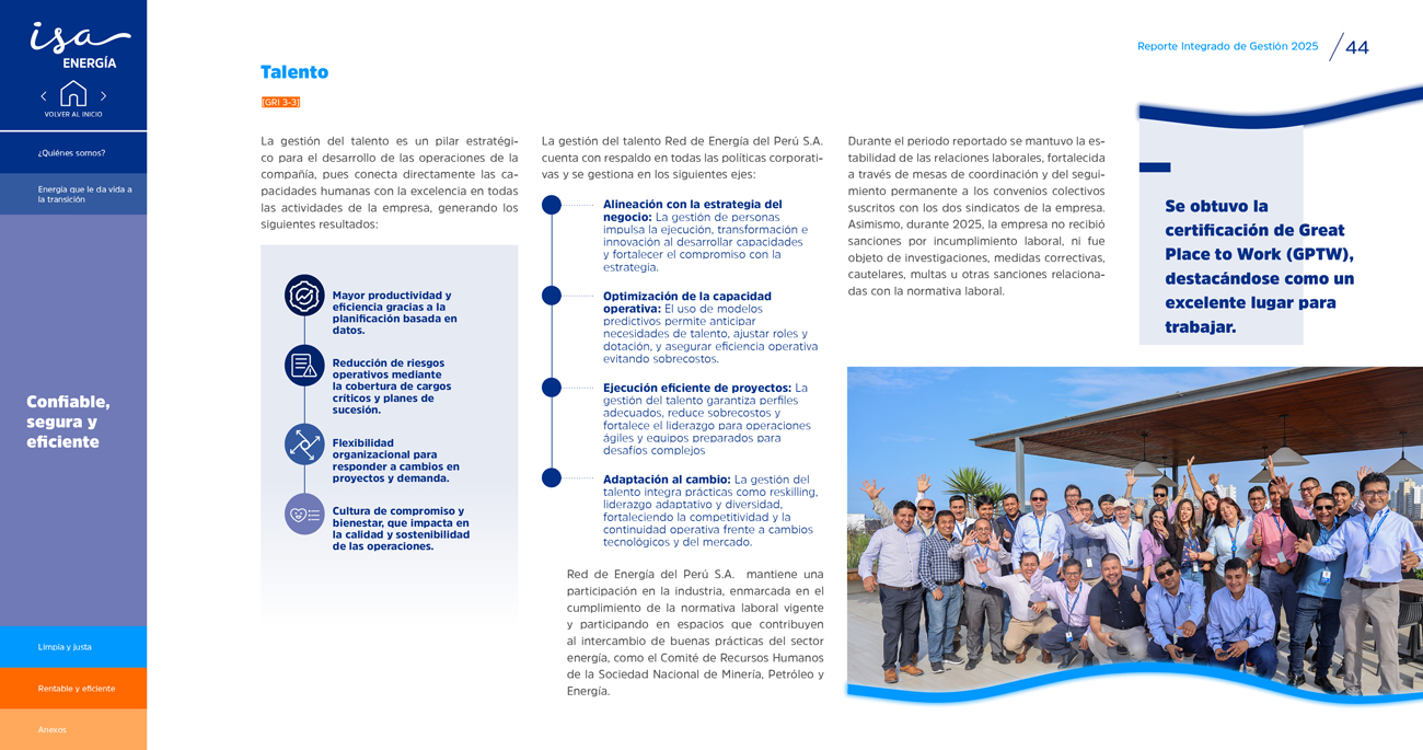 ISA REP Memoria Integrada 2025