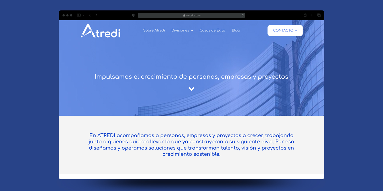 Atredi Sitio Web